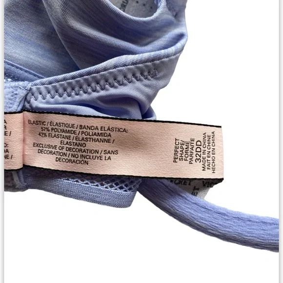 Victoria Secret Perfect Shape bra 32DD lavender blue - Picture 4 of 4